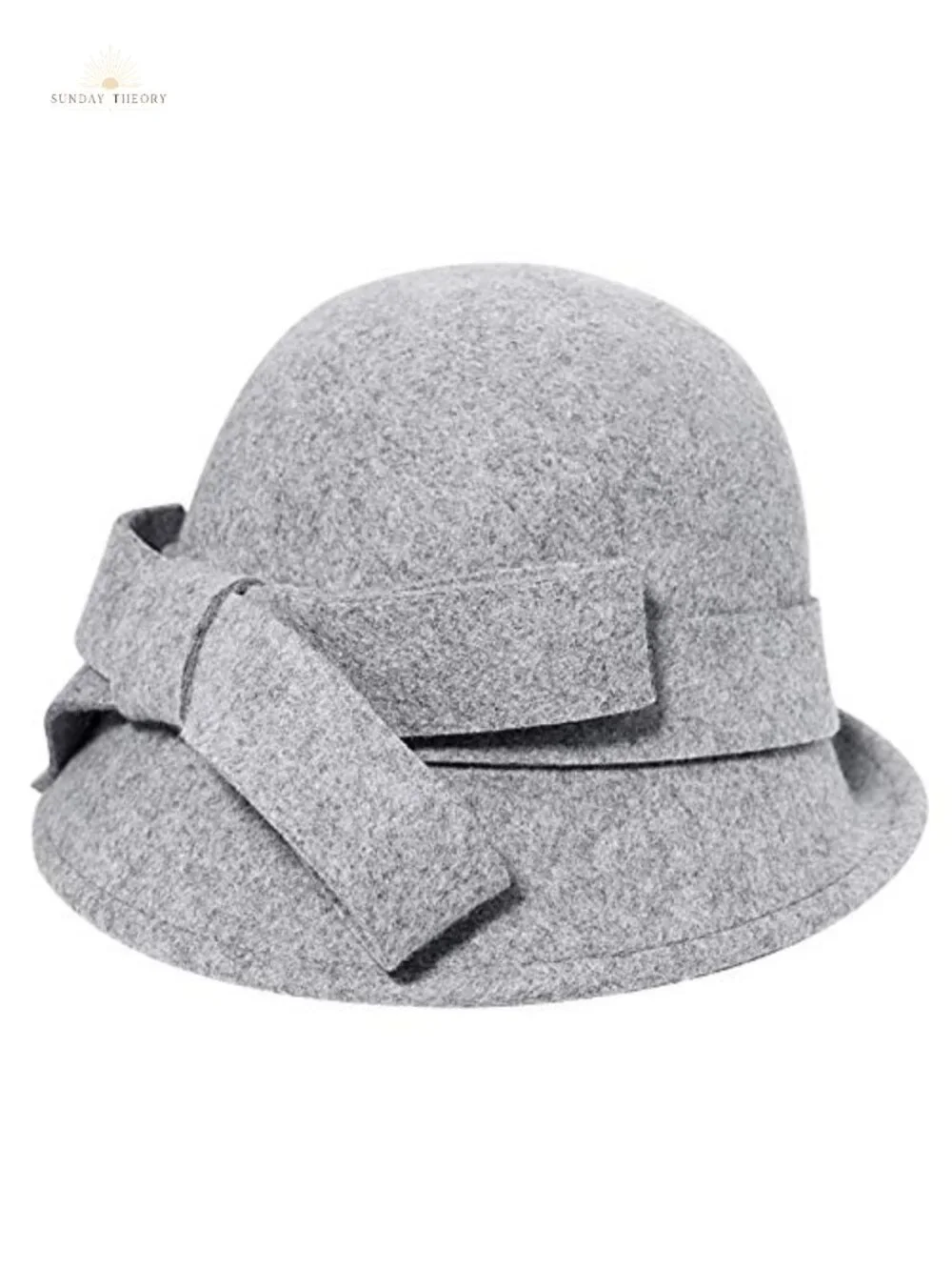 100% Wool Vintage Bucket Hat with Drawstring Adjustable Fit